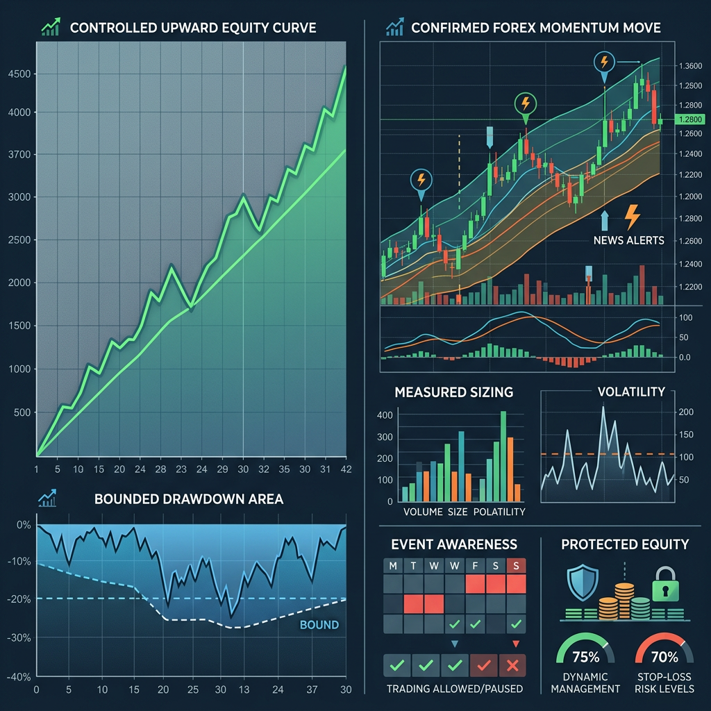 Alpha Capital Group Momentum EA controlled performance testing visual