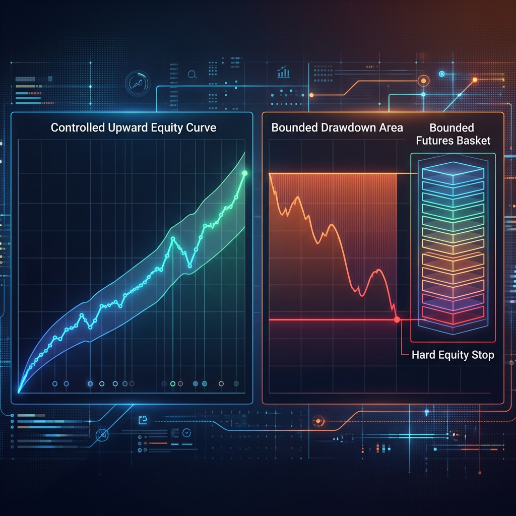 Apex Trader Funding Futures Grid EA controlled performance testing visual
