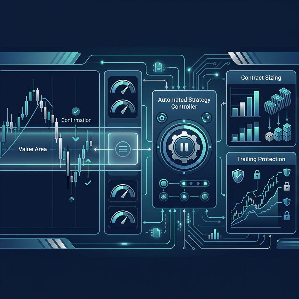 Apex Trader Funding automated trading platform setup for a Mean Reversion Futures EA