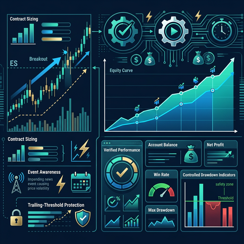 Apex Trader Funding Momentum Futures EA evaluation performance review