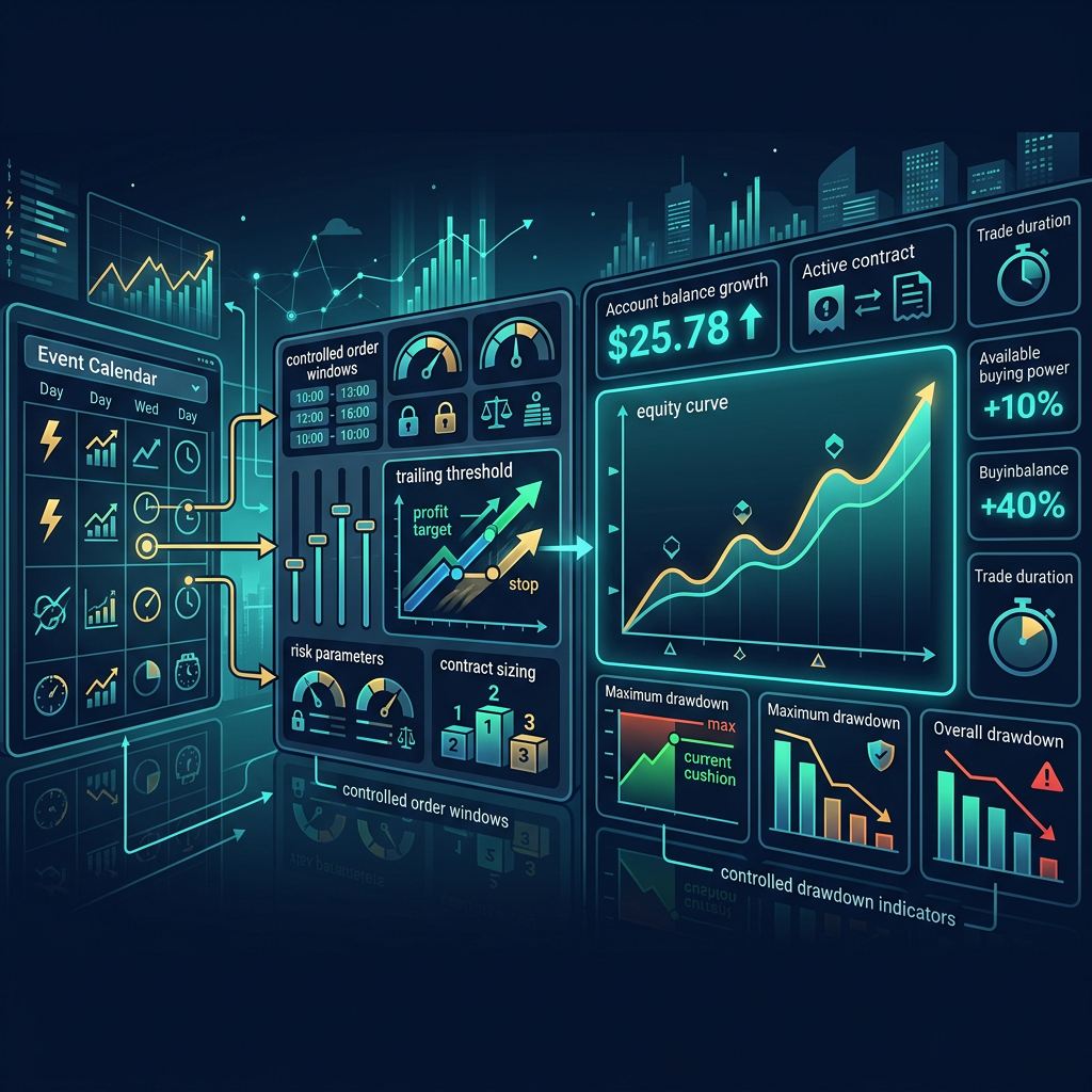 Apex Trader Funding Futures News EA evaluation performance review
