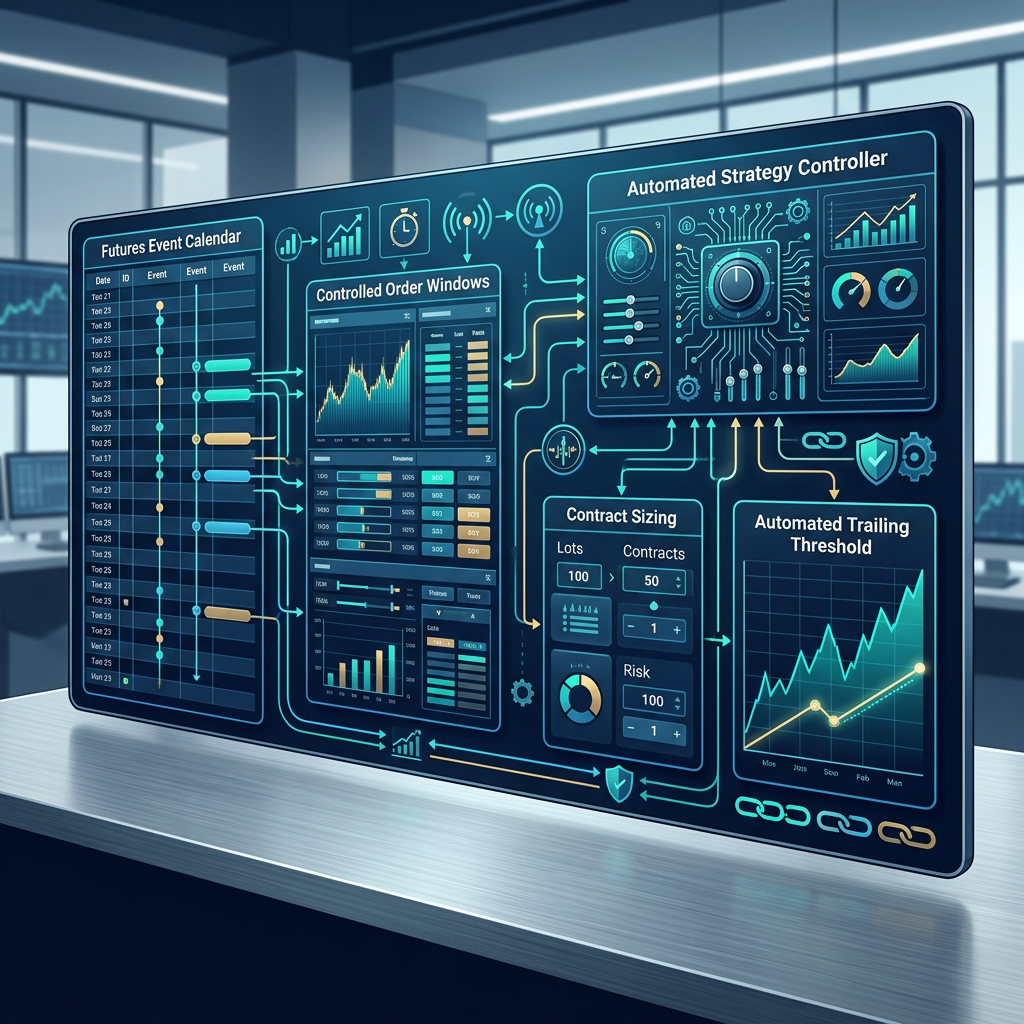 Apex Trader Funding automated trading platform setup for a Futures News EA
