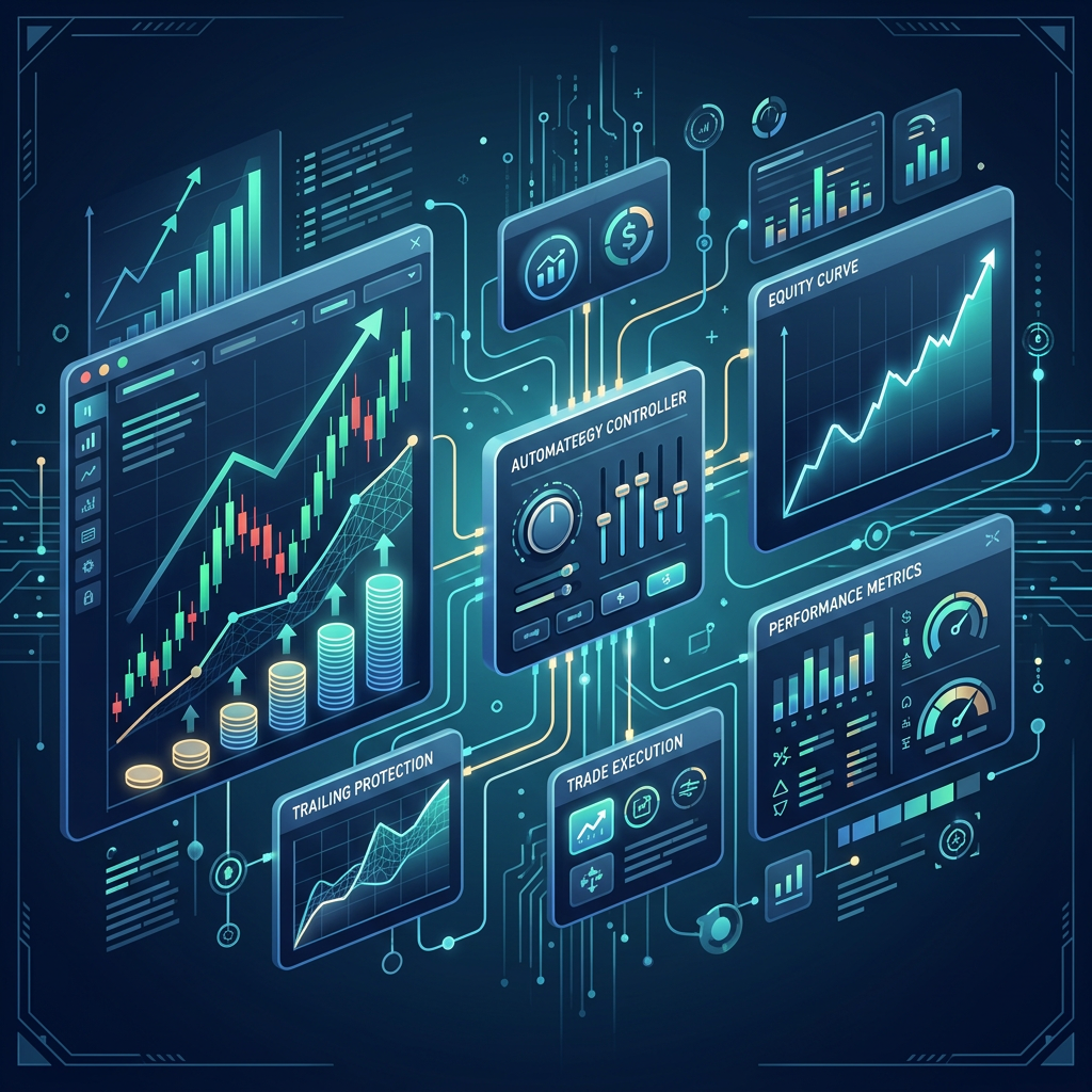 Apex Trader Funding automated trading platform setup for a Futures Trend Following EA