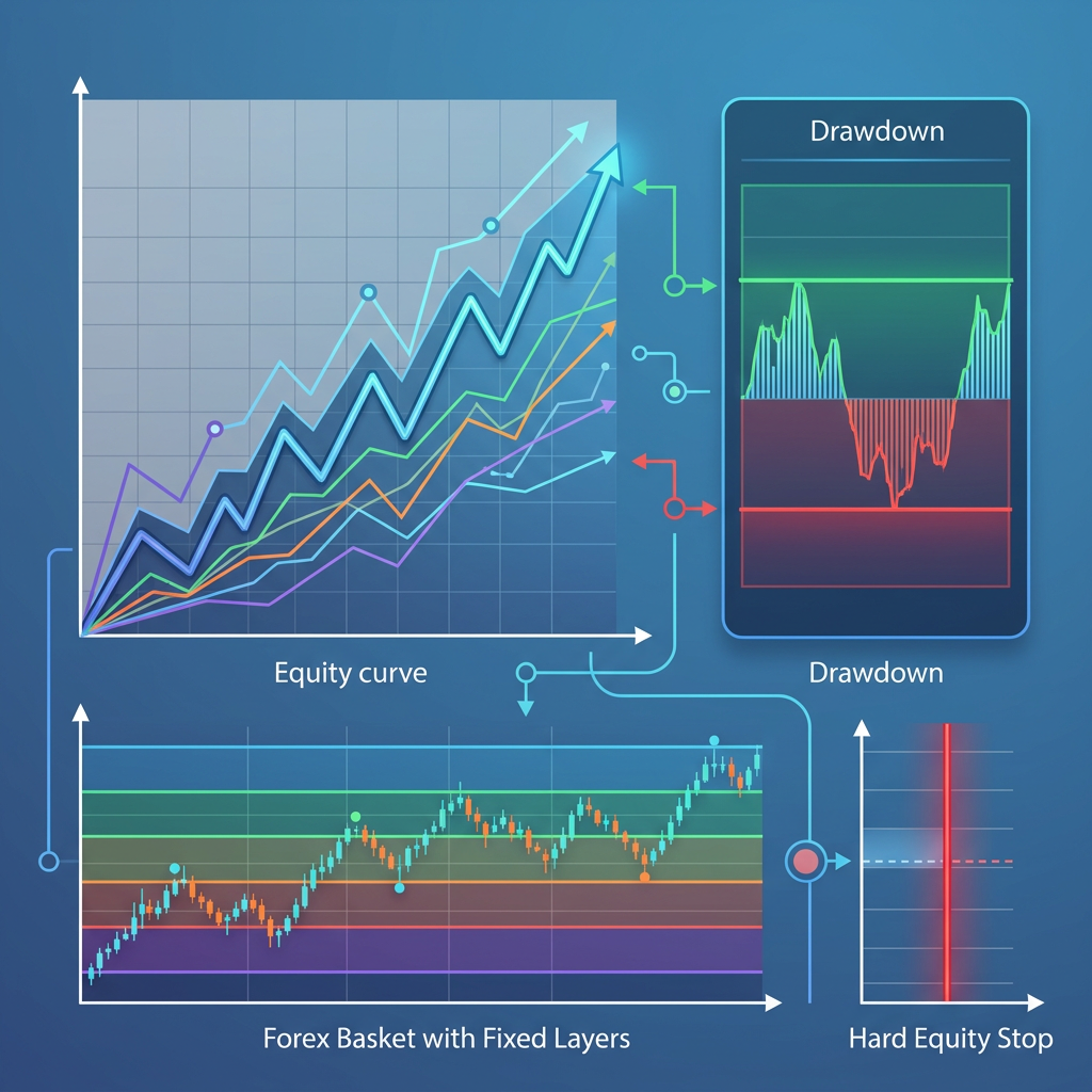 Blue Guardian Forex Grid EA controlled performance testing visual