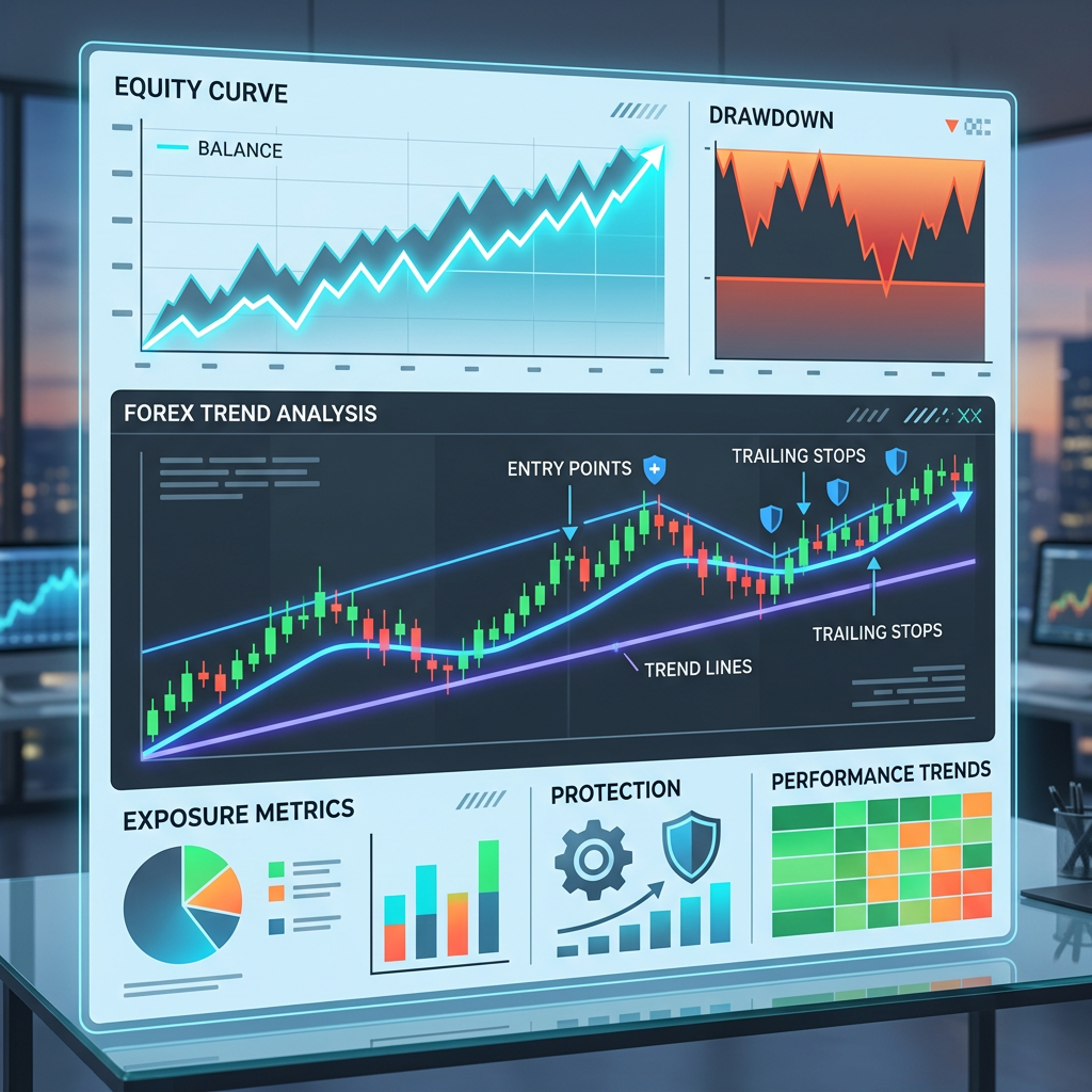 Blue Guardian Trend Following EA controlled performance testing visual