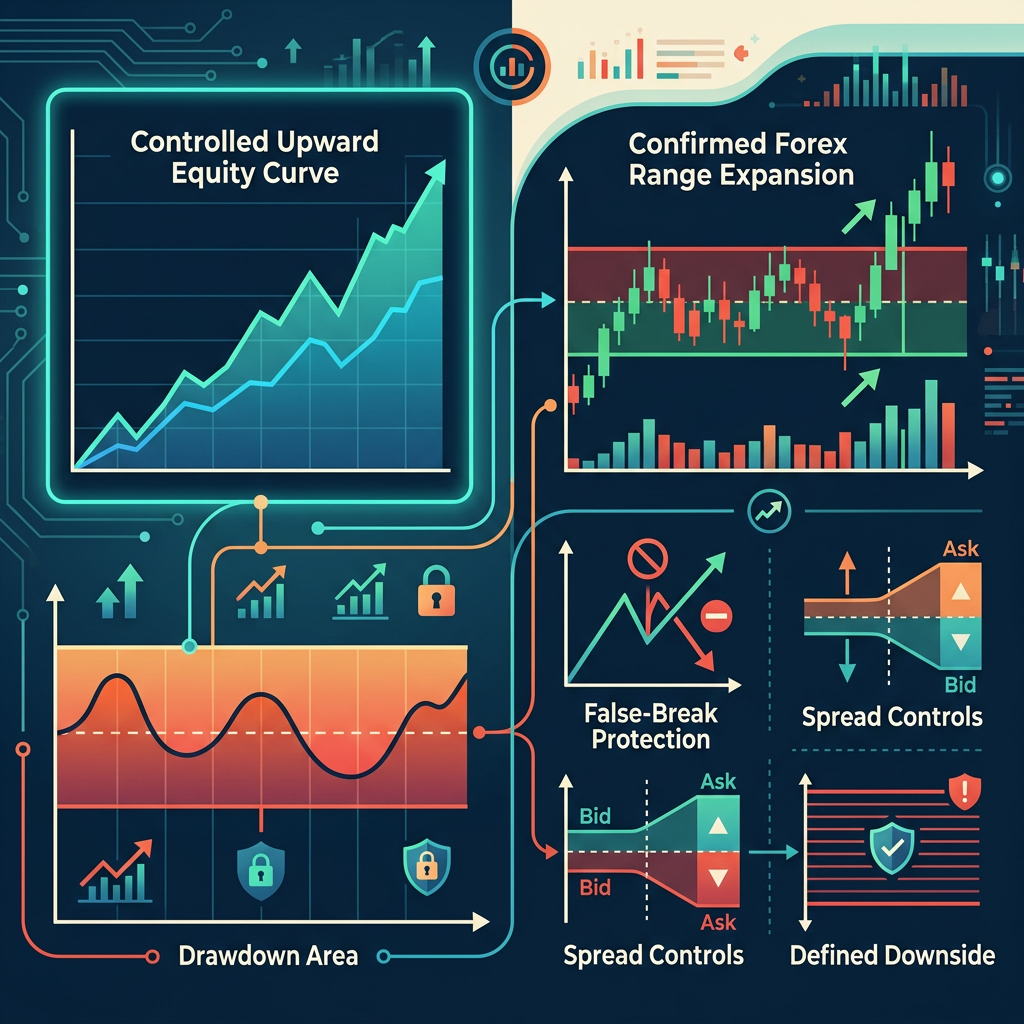 City Traders Imperium Breakout EA controlled performance testing visual