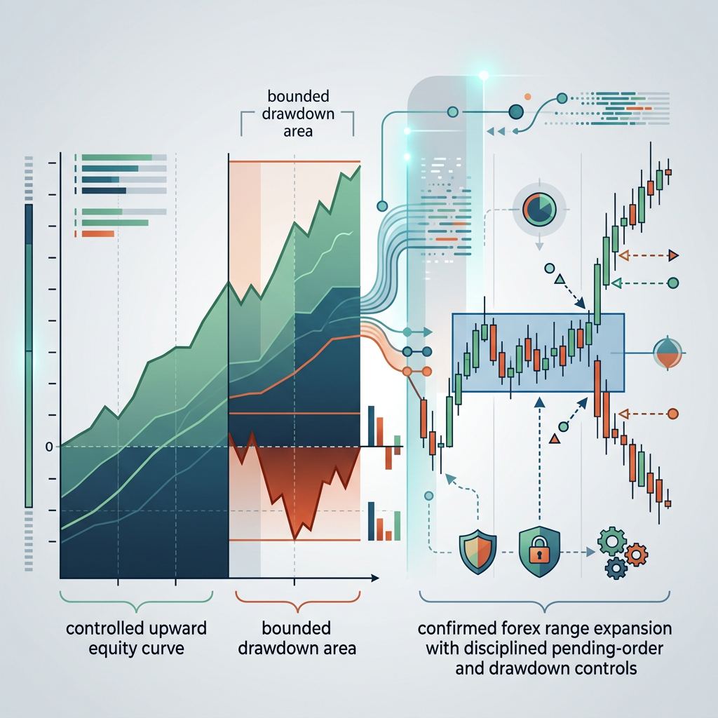 FTMO Breakout EA controlled performance testing visual