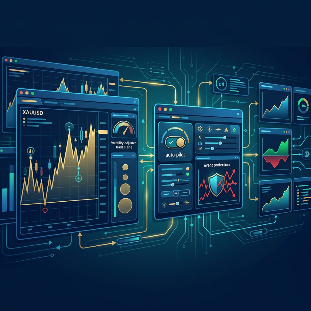 FTMO automated trading platform setup for a Gold XAUUSD EA