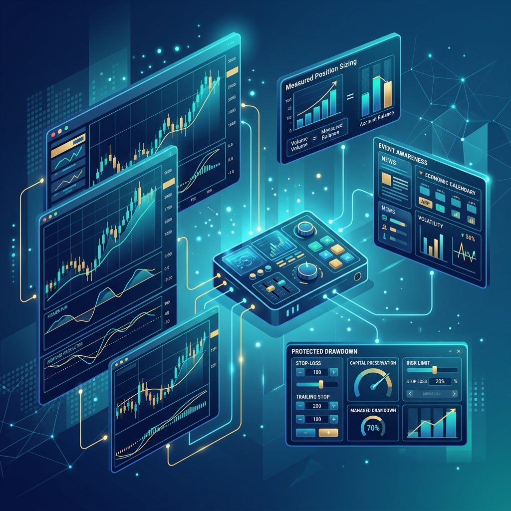 FTMO automated trading platform setup for a Momentum EA
