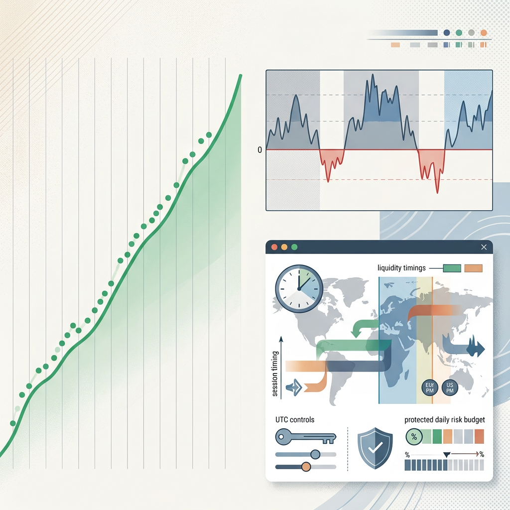 FTMO Session Trading EA controlled performance testing visual