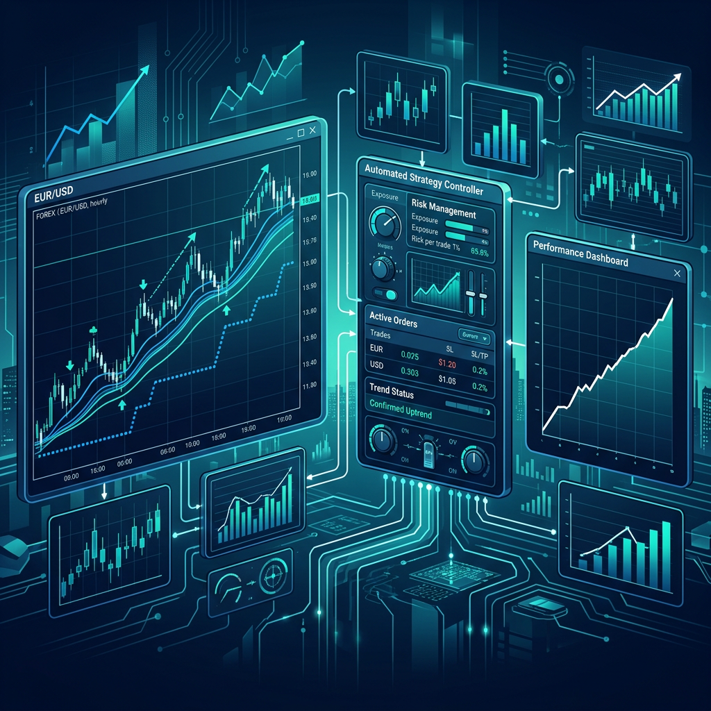 FTMO automated trading platform setup for a Trend Following EA