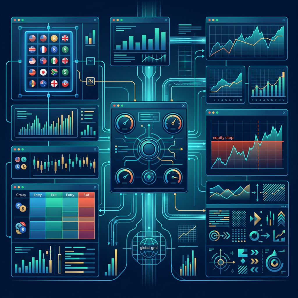 FundedNext automated trading platform setup for a Forex Grid EA