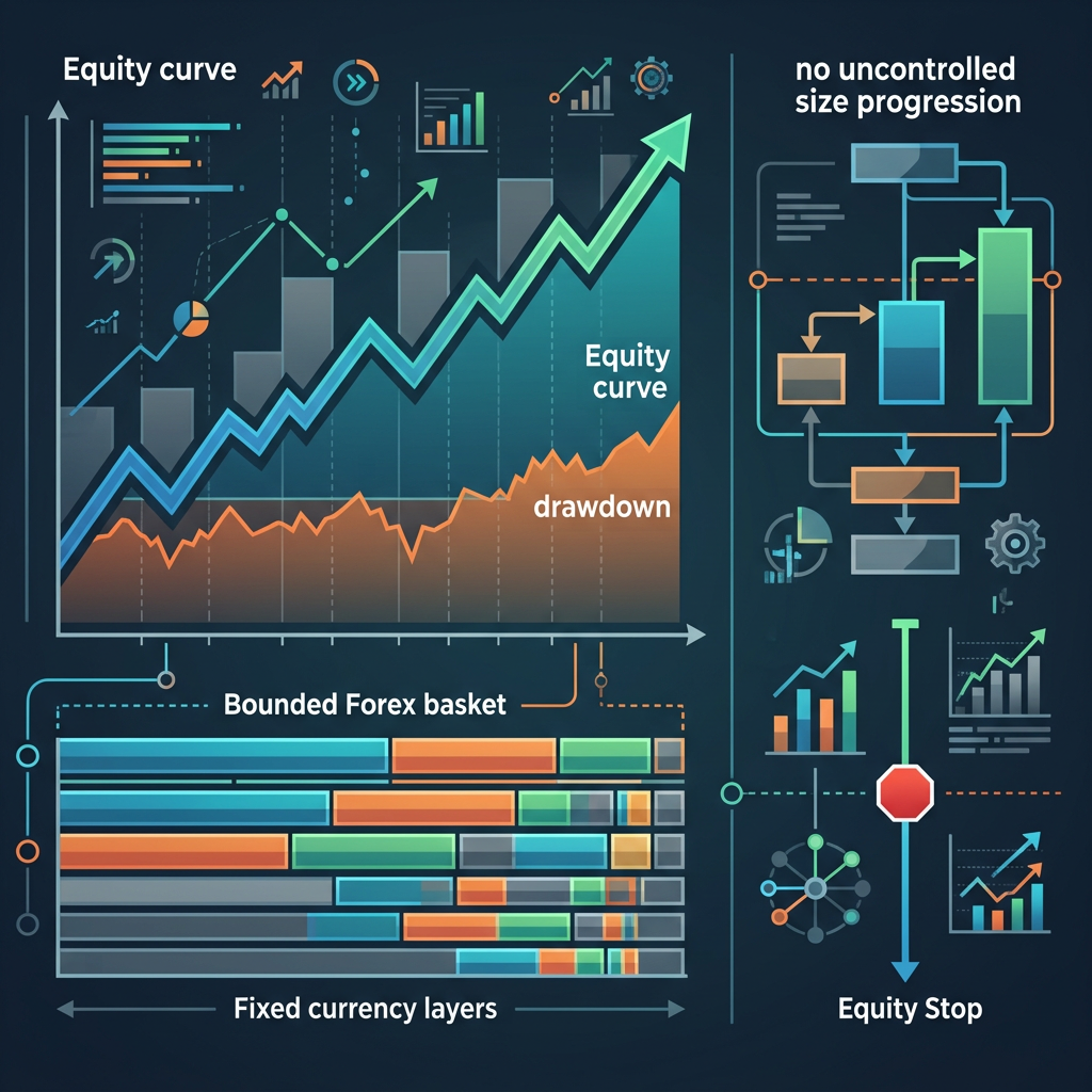 FundedNext Forex Grid EA controlled performance testing visual
