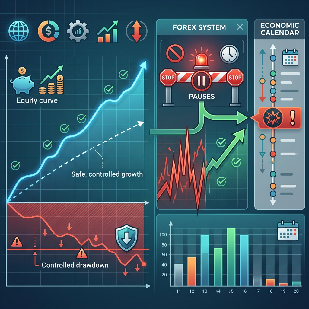 FundedNext News Filter EA controlled performance testing visual