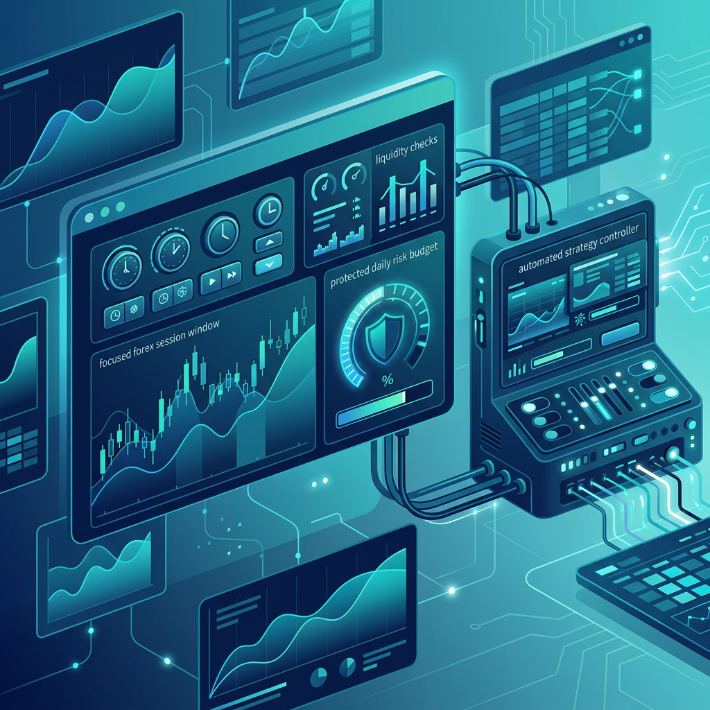 FundedNext automated trading platform setup for a Session Trading EA