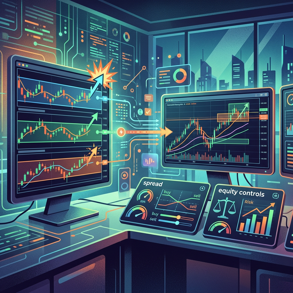 Funding Pips automated trading platform setup for a Forex Breakout EA