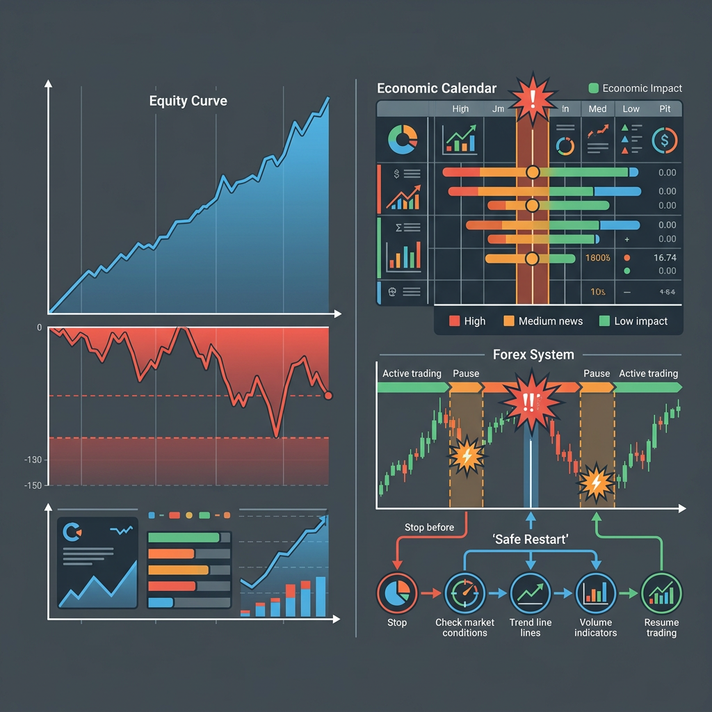 Funding Pips News Filter EA controlled performance testing visual