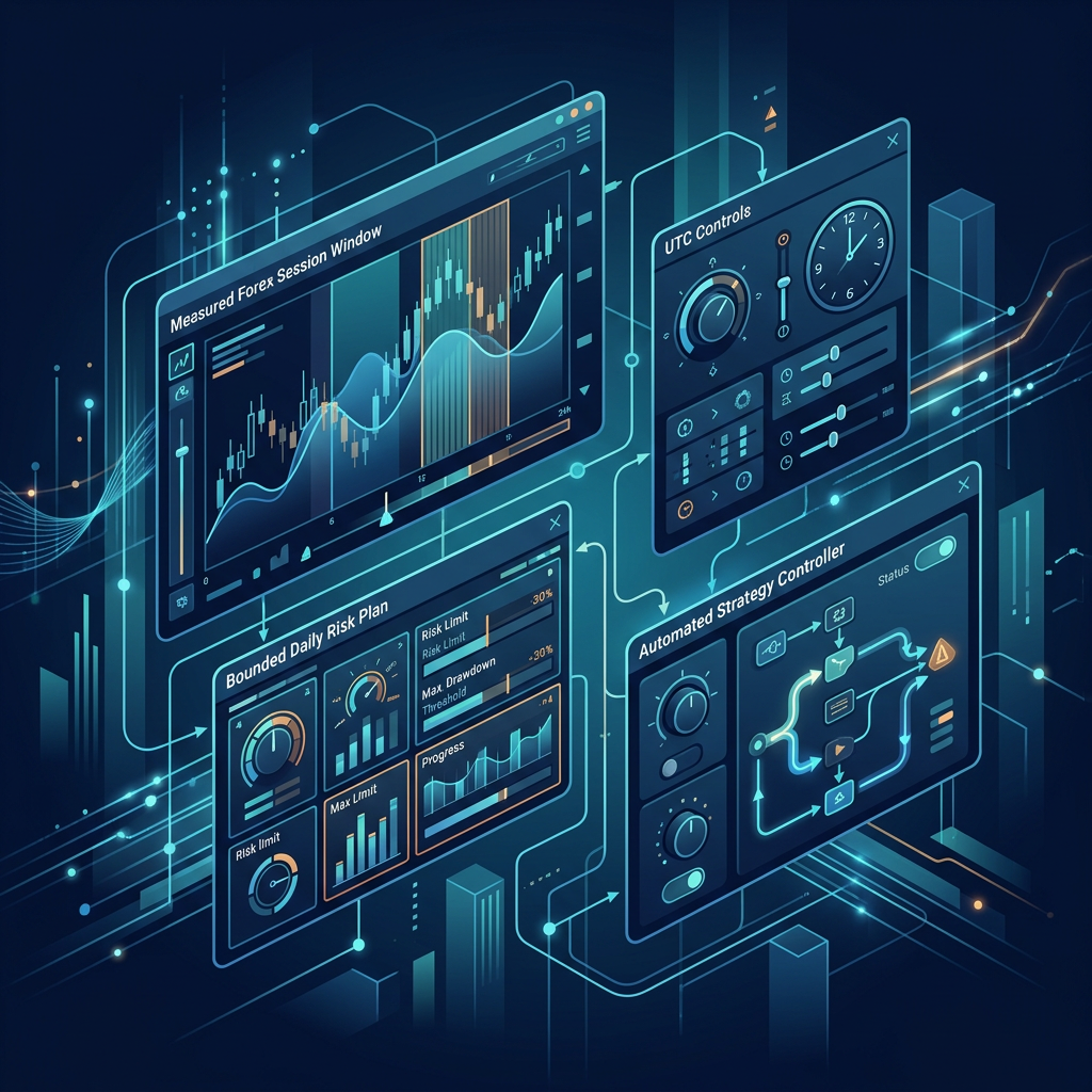 Funding Pips automated trading platform setup for a Session Trading EA