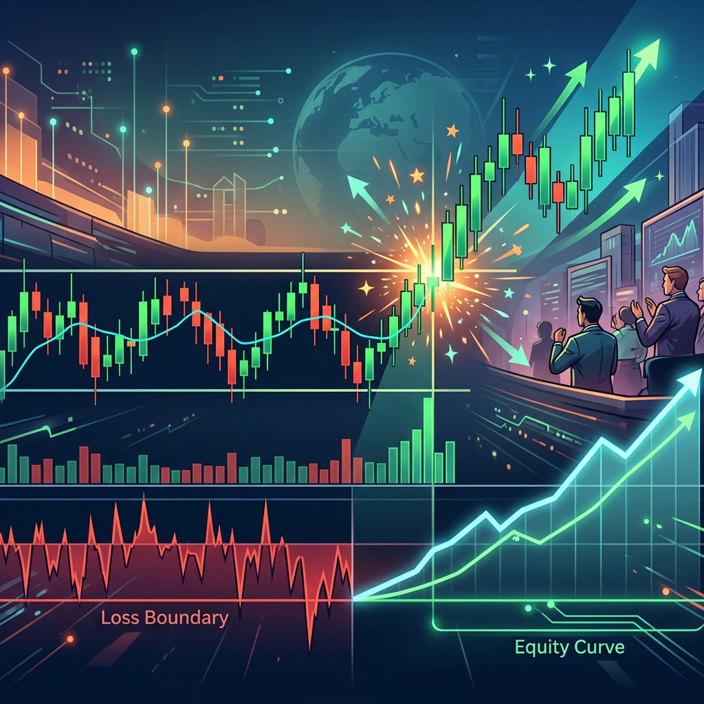 FXIFY Forex Breakout EA controlled performance testing visual