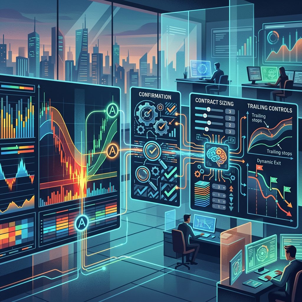 MyFundedFutures automated trading platform setup for a Futures Reversal EA