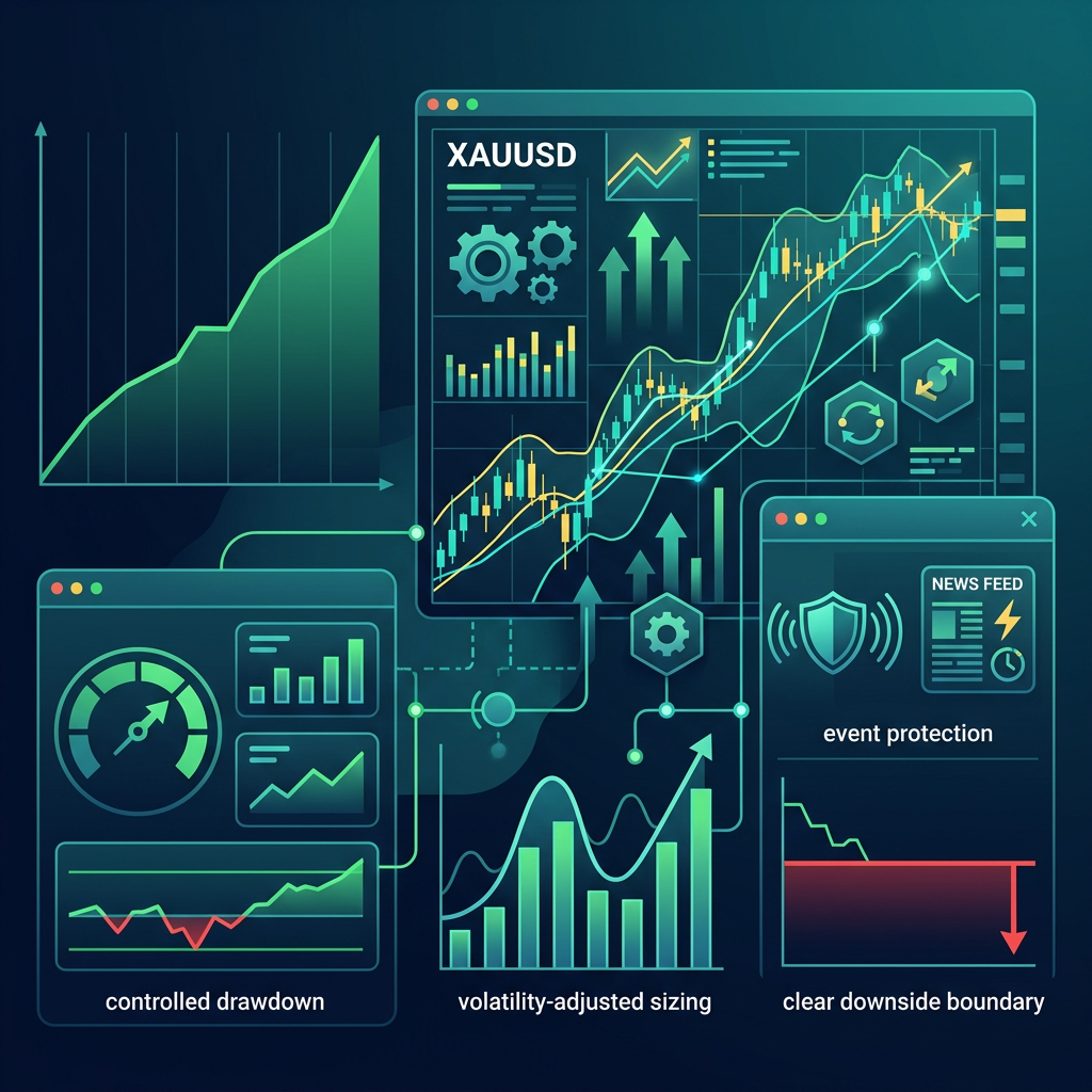 The5ers Gold XAUUSD EA evaluation performance review