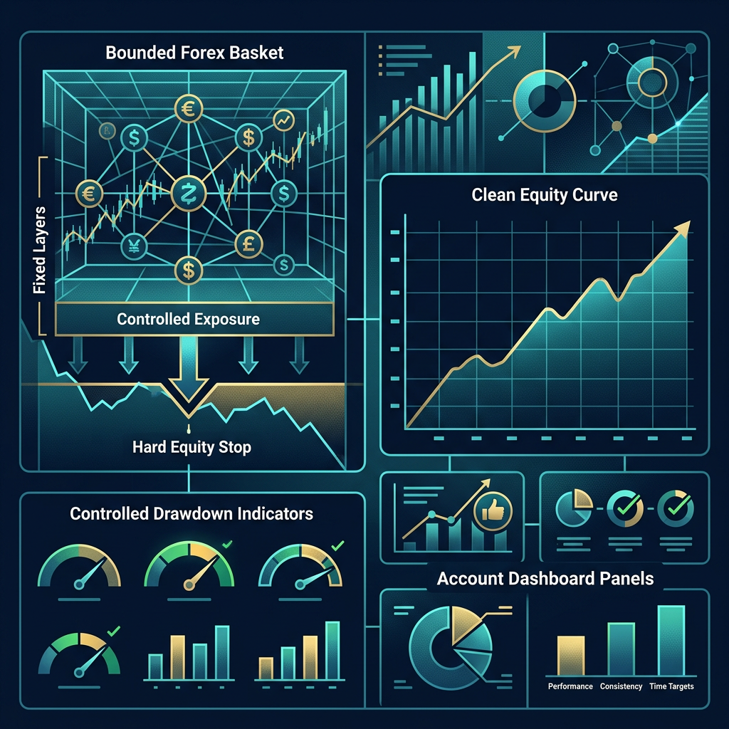 The5ers Forex Grid EA evaluation performance review
