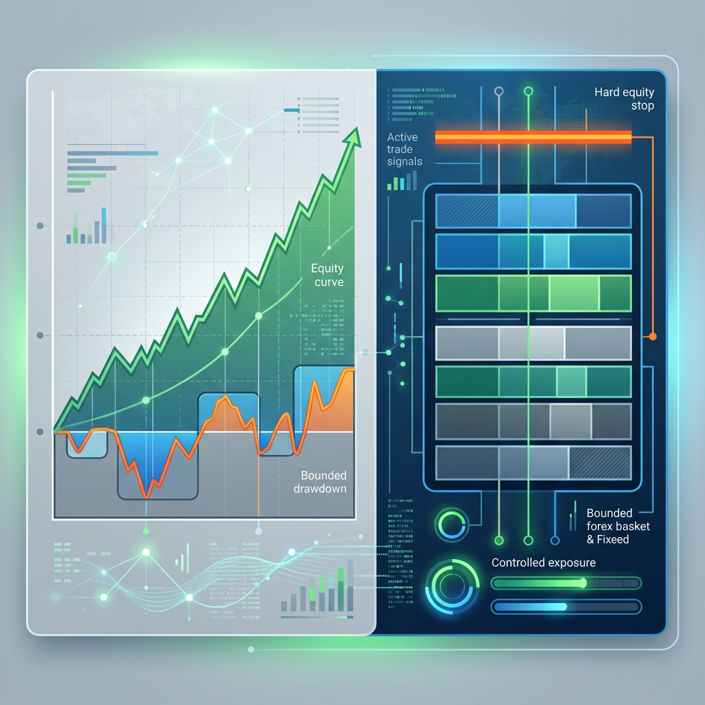 The5ers Forex Grid EA controlled performance testing visual