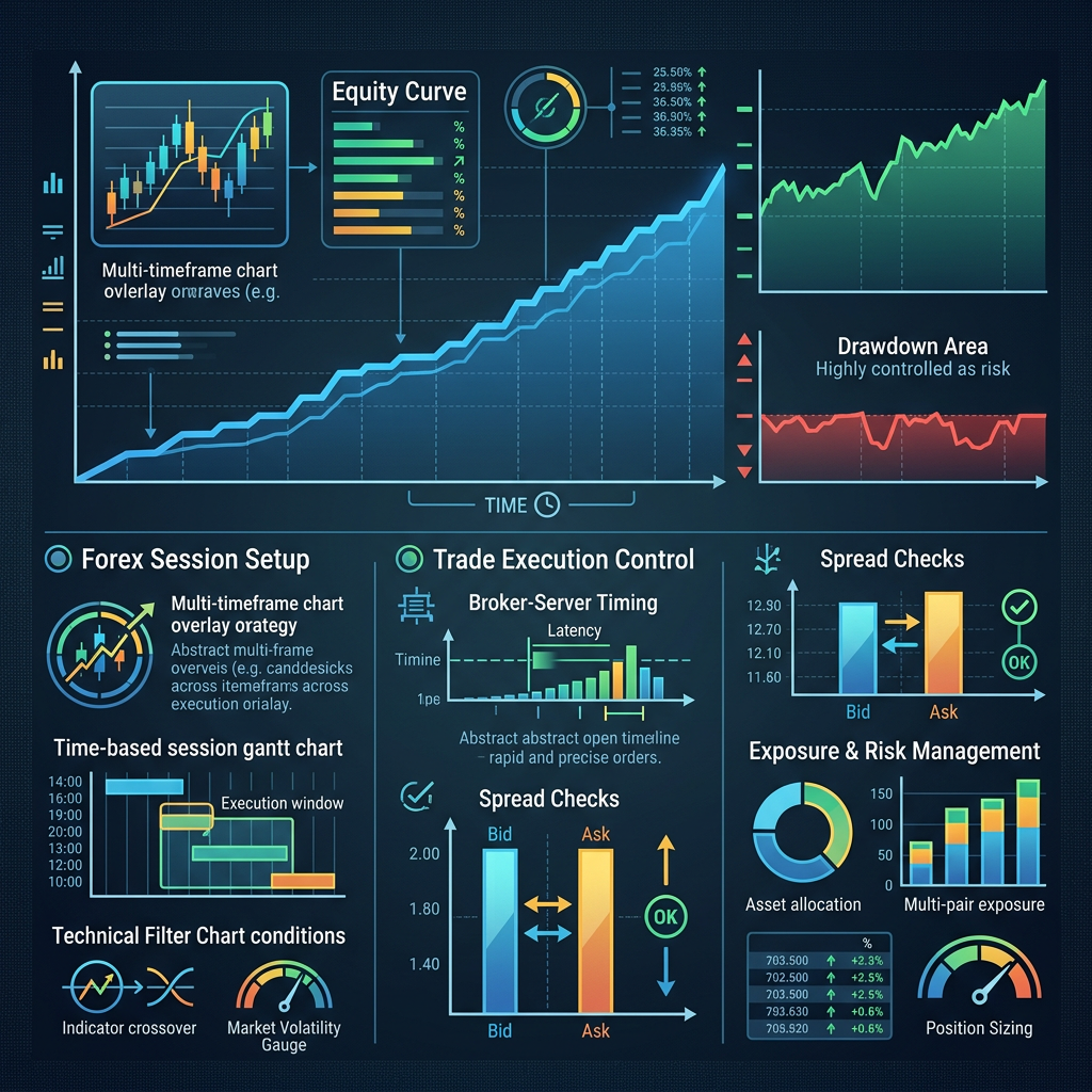 The5ers Session Trading EA controlled performance testing visual