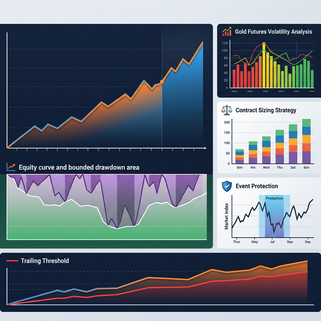 Topstep Gold Futures EA controlled performance testing visual