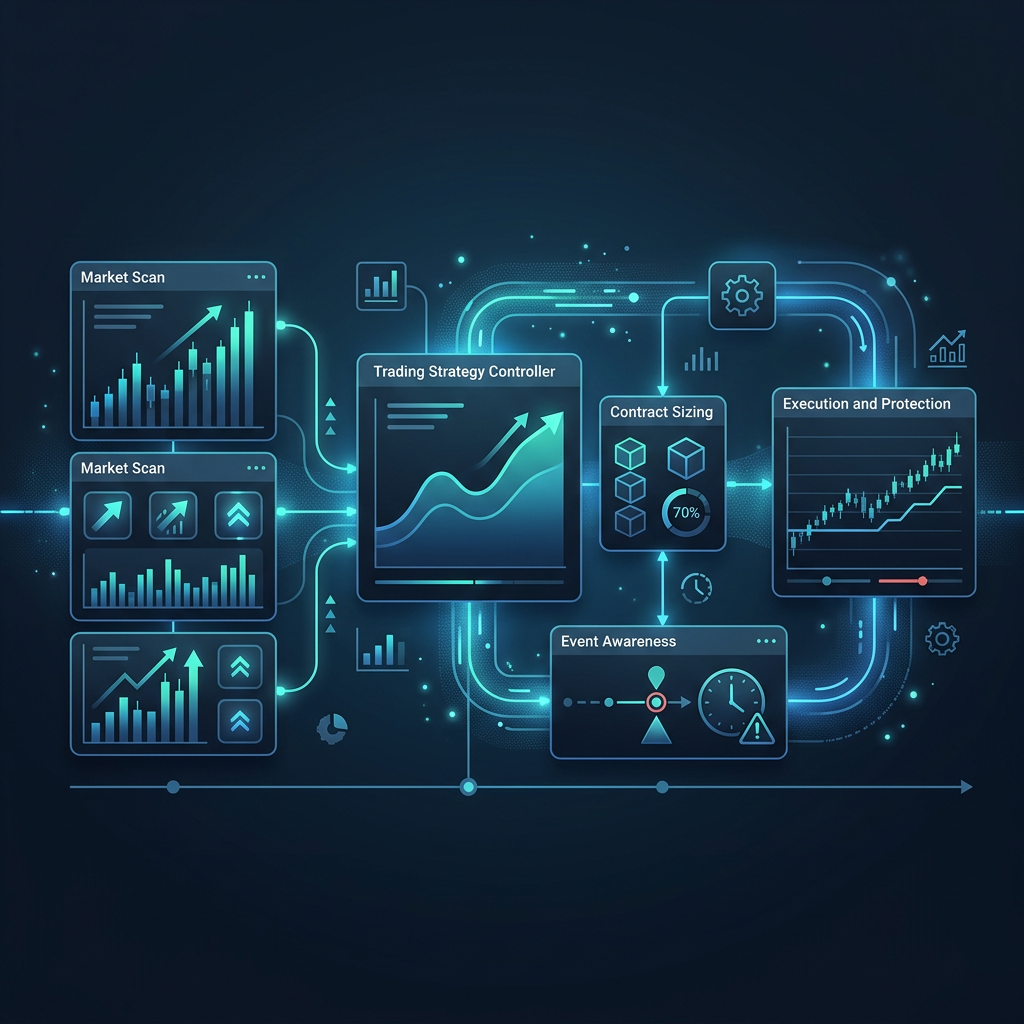 Topstep automated trading platform setup for a Momentum Futures EA